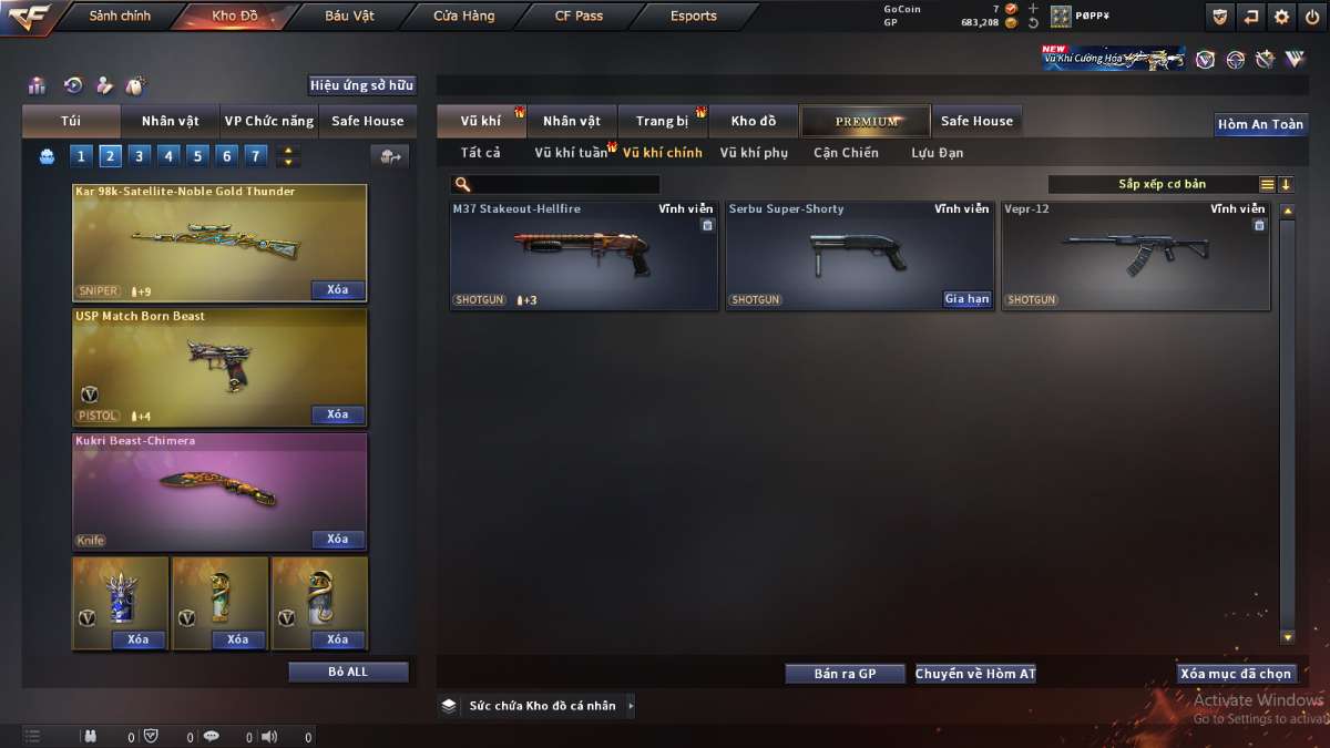 shop acc cf uy tin gia re